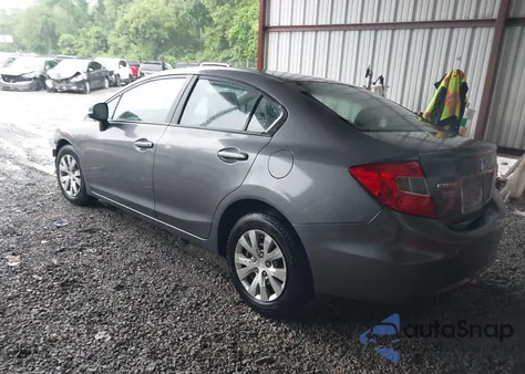 2012 Honda Civic Lx from USA, damaged, VIN 19XFB2F54CE091031